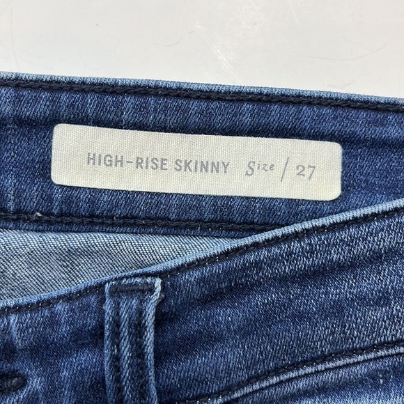 Pilcro and the Letterpress Anthropologie High Rise Skinny Size 27 - Picture 10 of 16
